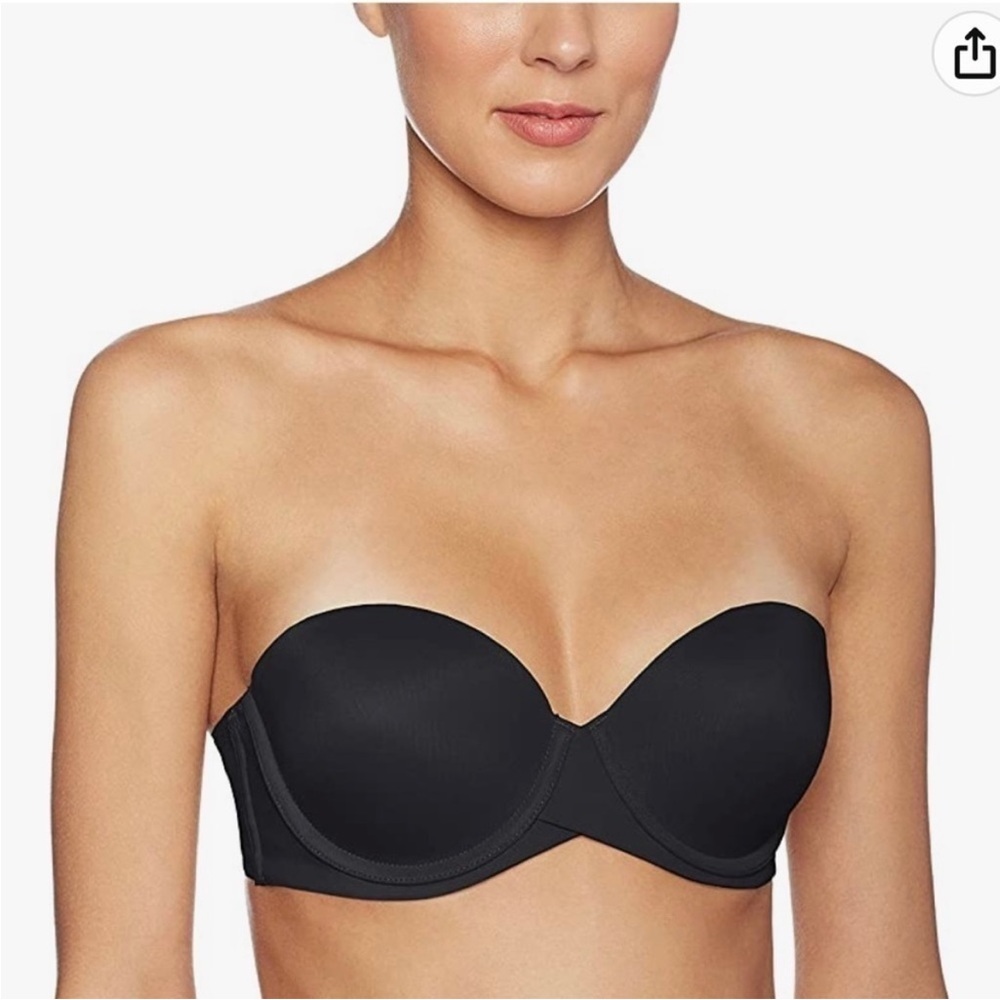 MAIDENFORM® Self Expressions® Women's Stay Put Strapless Bra Black SE6990 36C